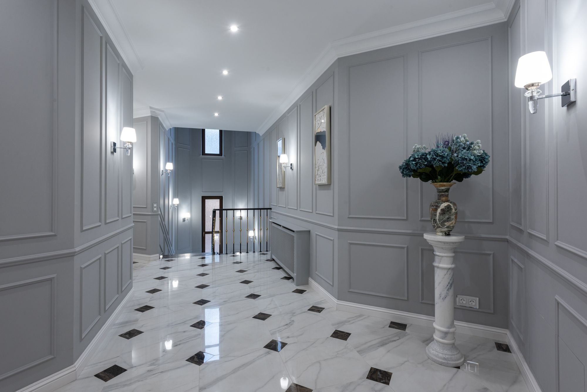 Marble entrance hall